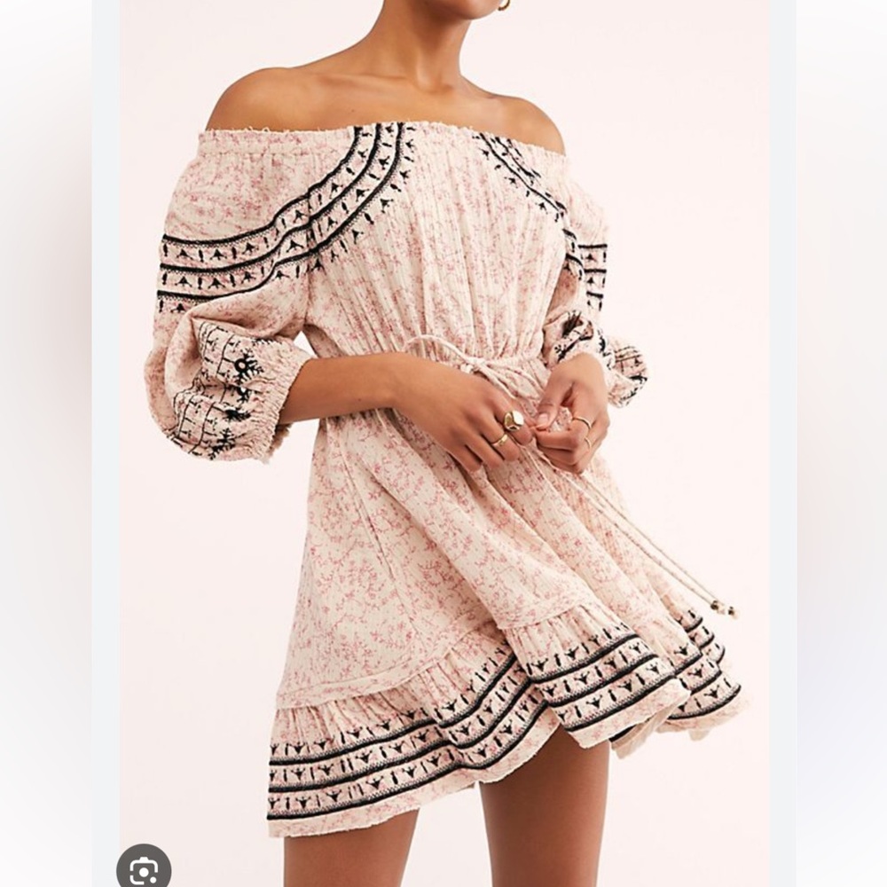 Free People Swing Into Spring Mini Dress